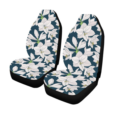 Amaryllis Pattern Print Design 01 Car Seat Covers (Set of 2)-JORJUNE.COM