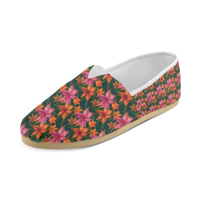 Amaryllis Pattern Print Design AL01 Women Casual Shoes-JorJune.com