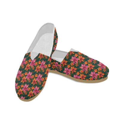 Amaryllis Pattern Print Design AL01 Women Casual Shoes-JorJune.com
