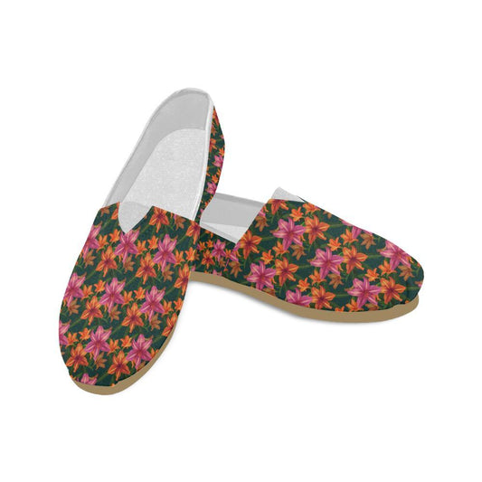 Amaryllis Pattern Print Design AL01 Women Casual Shoes-JorJune.com