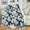 Amaryllis Pattern Print Design AL02 Fleece Blankete