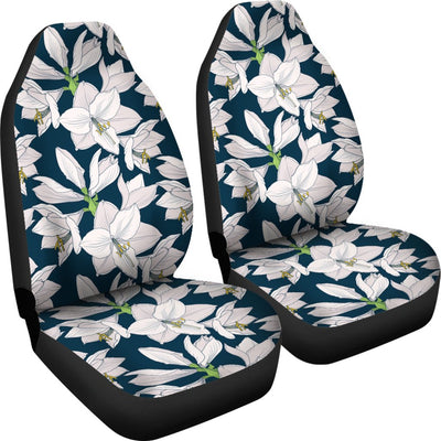 Amaryllis Pattern Print Design AL02 Universal Fit Car Seat Covers