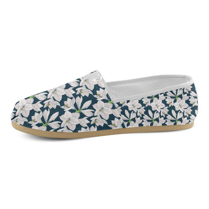Amaryllis Pattern Print Design AL02 Women Casual Shoes-JorJune.com