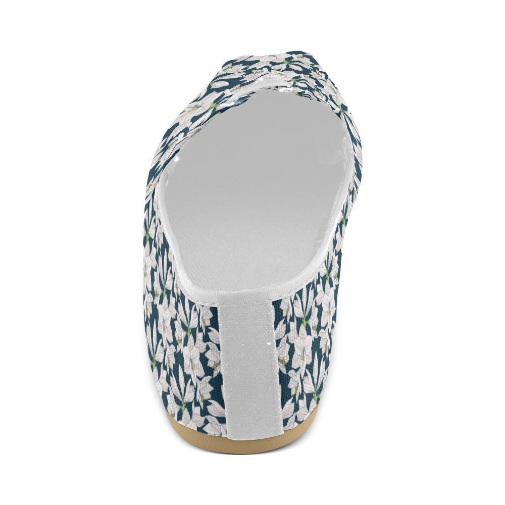 Amaryllis Pattern Print Design AL02 Women Casual Shoes-JorJune.com
