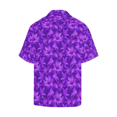 Amaryllis Pattern Print Design AL03 Men Hawaiian Shirt-JorJune