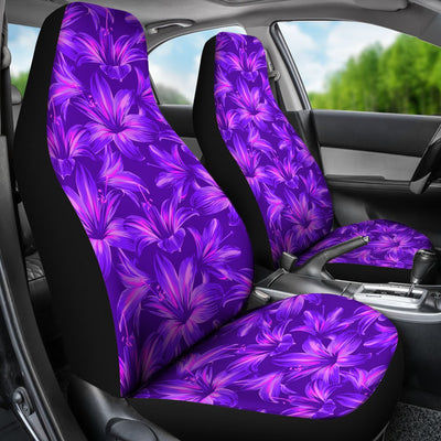 Amaryllis Pattern Print Design AL03 Universal Fit Car Seat Covers