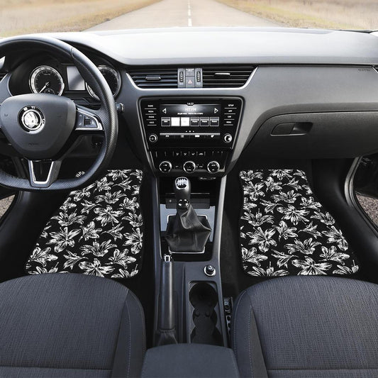 Amaryllis Pattern Print Design AL04 Car Floor Mats-JorJune