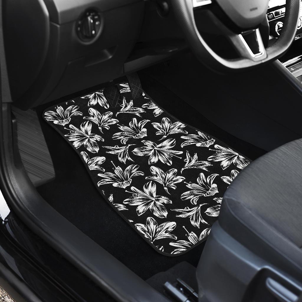 Amaryllis Pattern Print Design AL04 Car Floor Mats-JorJune