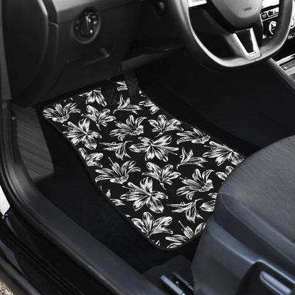 Amaryllis Pattern Print Design AL04 Car Floor Mats-JorJune