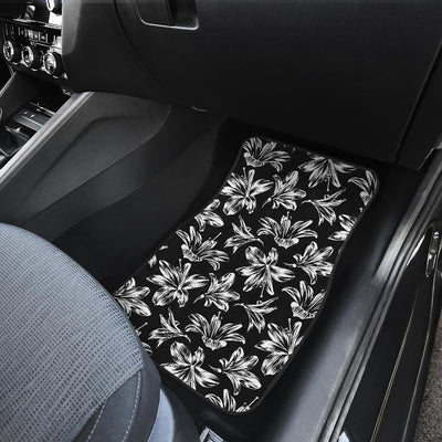 Amaryllis Pattern Print Design AL04 Car Floor Mats-JorJune