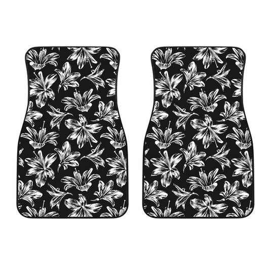 Amaryllis Pattern Print Design AL04 Car Floor Mats-JorJune