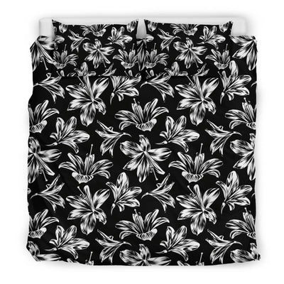 Amaryllis Pattern Print Design AL04 Duvet Cover Bedding Set-JORJUNE.COM