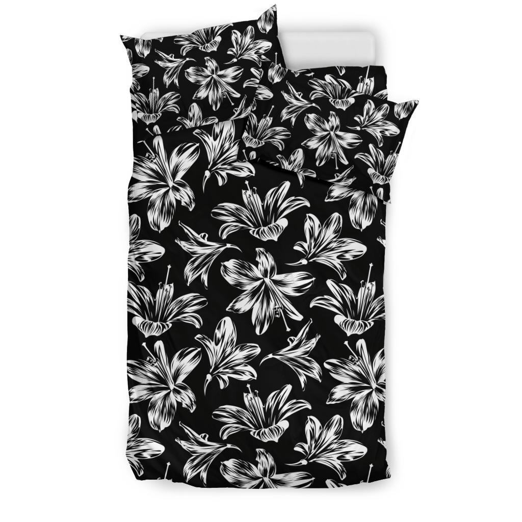 Amaryllis Pattern Print Design AL04 Duvet Cover Bedding Set-JORJUNE.COM