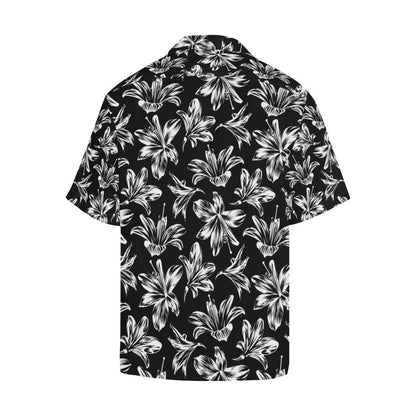 Amaryllis Pattern Print Design AL04 Men Hawaiian Shirt-JorJune