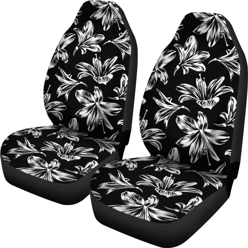 Amaryllis Pattern Print Design AL04 Universal Fit Car Seat Covers