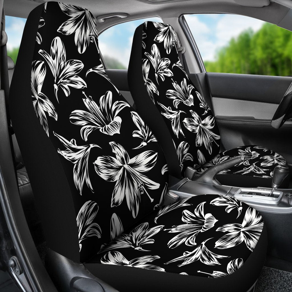 Amaryllis Pattern Print Design AL04 Universal Fit Car Seat Covers