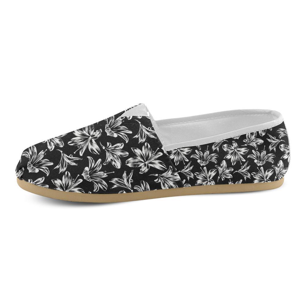 Amaryllis Pattern Print Design AL04 Women Casual Shoes-JorJune.com