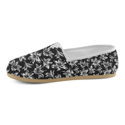 Amaryllis Pattern Print Design AL04 Women Casual Shoes-JorJune.com