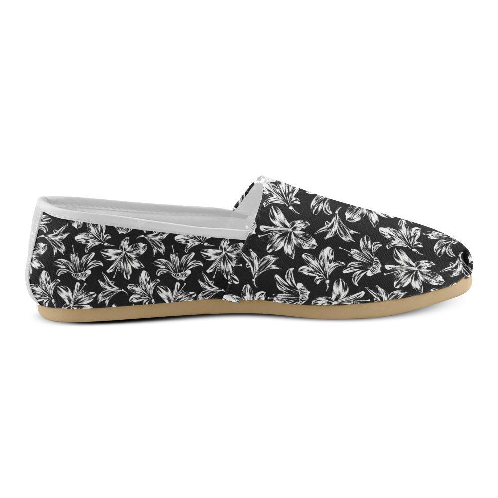Amaryllis Pattern Print Design AL04 Women Casual Shoes-JorJune.com