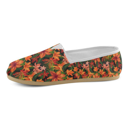 Amaryllis Pattern Print Design AL05 Women Casual Shoes-JorJune.com