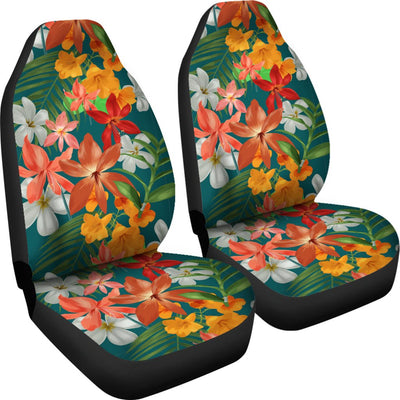 Amaryllis Pattern Print Design AL06 Universal Fit Car Seat Covers