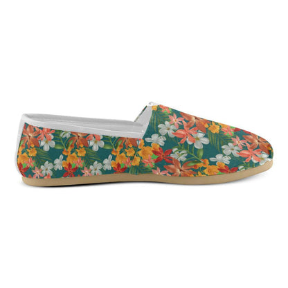 Amaryllis Pattern Print Design AL06 Women Casual Shoes-JorJune.com