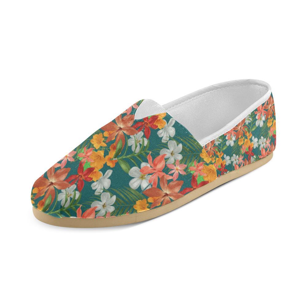Amaryllis Pattern Print Design AL06 Women Casual Shoes-JorJune.com