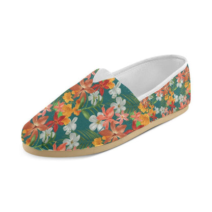 Amaryllis Pattern Print Design AL06 Women Casual Shoes-JorJune.com