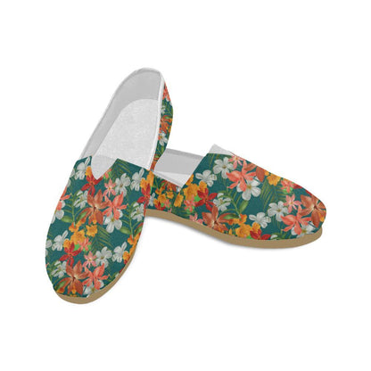 Amaryllis Pattern Print Design AL06 Women Casual Shoes-JorJune.com