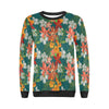 Amaryllis Pattern Print Design AL06 Women Long Sleeve Sweatshirt-JorJune