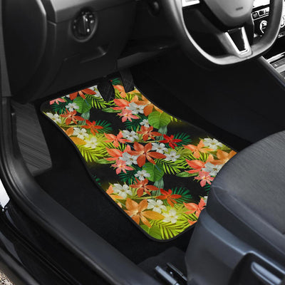 Amaryllis Pattern Print Design AL07 Car Floor Mats-JorJune