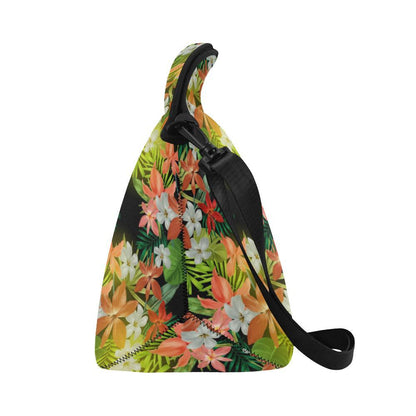 Amaryllis Pattern Print Design AL07 Neoprene Lunch Bag-JorJune