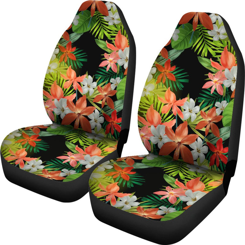 Amaryllis Pattern Print Design AL07 Universal Fit Car Seat Covers