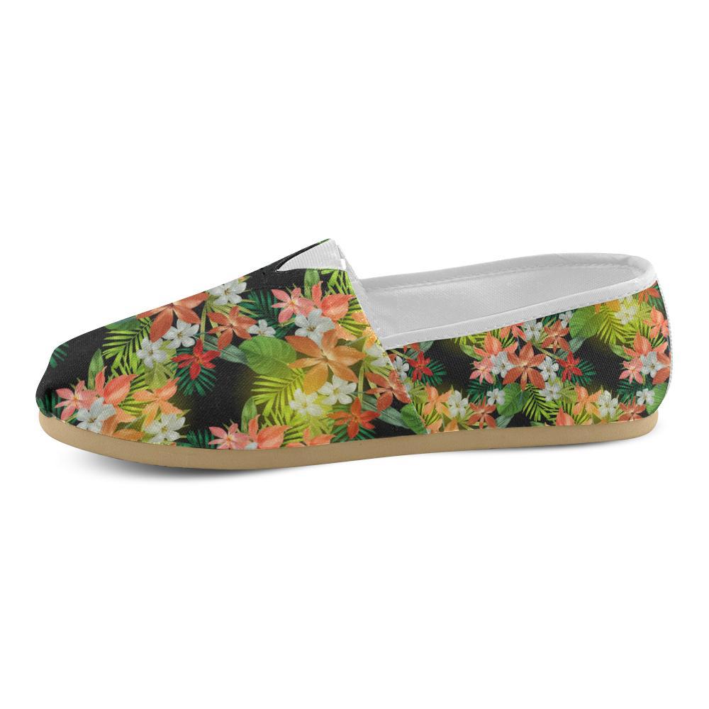 Amaryllis Pattern Print Design AL07 Women Casual Shoes-JorJune.com