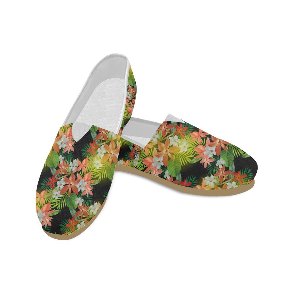 Amaryllis Pattern Print Design AL07 Women Casual Shoes-JorJune.com