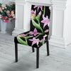 Amaryllis Pattern Print Design AL08 Dining Chair Slipcover-JORJUNE.COM