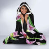 Amaryllis Pattern Print Design AL08 Hooded Blanket-JORJUNE.COM