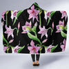 Amaryllis Pattern Print Design AL08 Hooded Blanket-JORJUNE.COM