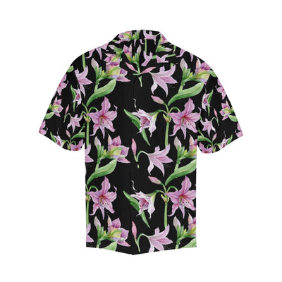 Amaryllis Pattern Print Design AL08 Men Hawaiian Shirt-JorJune