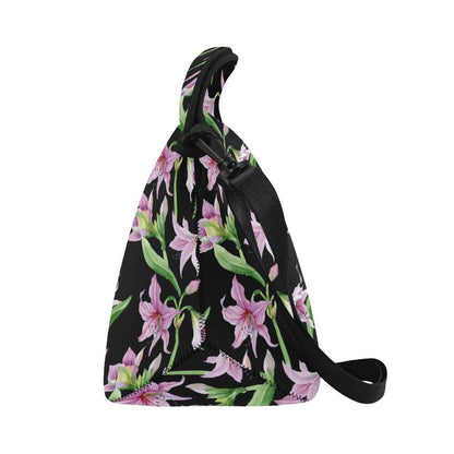Amaryllis Pattern Print Design AL08 Neoprene Lunch Bag-JorJune