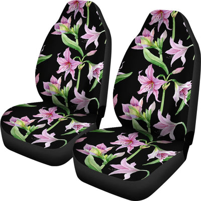 Amaryllis Pattern Print Design AL08 Universal Fit Car Seat Covers