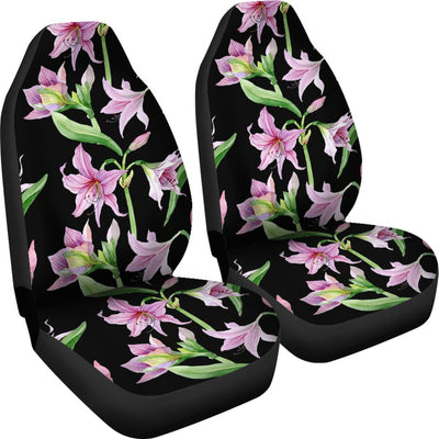 Amaryllis Pattern Print Design AL08 Universal Fit Car Seat Covers