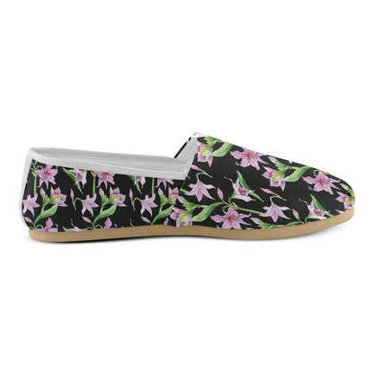 Amaryllis Pattern Print Design AL08 Women Casual Shoes-JorJune.com