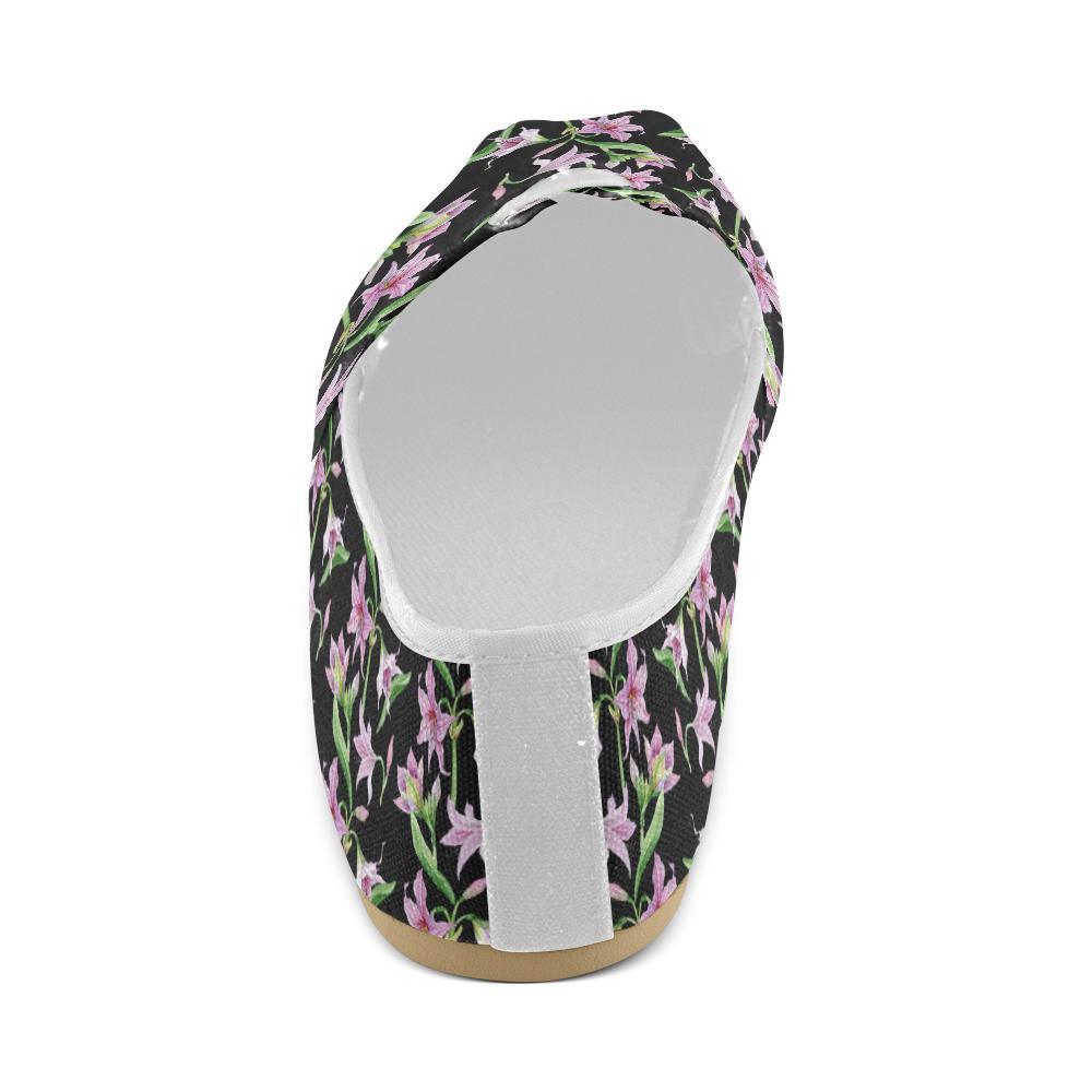Amaryllis Pattern Print Design AL08 Women Casual Shoes-JorJune.com