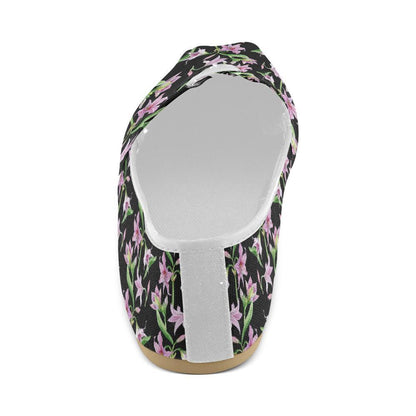 Amaryllis Pattern Print Design AL08 Women Casual Shoes-JorJune.com