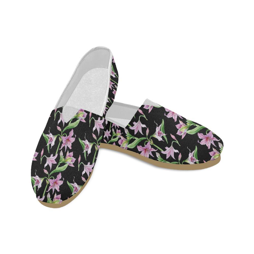 Amaryllis Pattern Print Design AL08 Women Casual Shoes-JorJune.com
