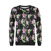 Amaryllis Pattern Print Design AL08 Women Long Sleeve Sweatshirt-JorJune