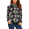 Amaryllis Pattern Print Design AL08 Women Long Sleeve Sweatshirt-JorJune