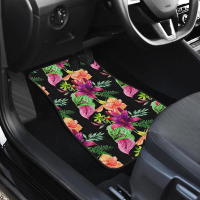 Amaryllis Pattern Print Design AL09 Car Floor Mats-JorJune