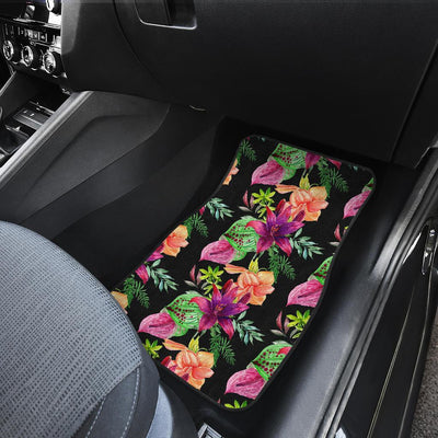 Amaryllis Pattern Print Design AL09 Car Floor Mats-JorJune